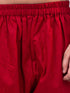 Girl's Black And Maroon Dhoti Kurta Set